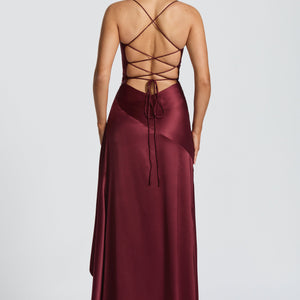 Samira Maxi Haljina - Trešnja Lak