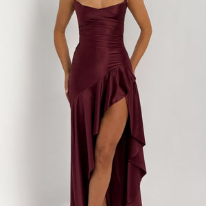 Samira Maxi Haljina - Trešnja Lak