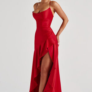 Samira Maxi Haljina - Crvena