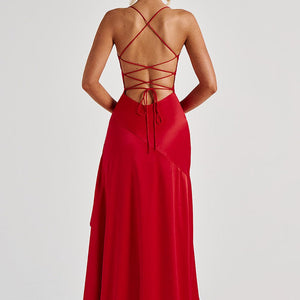 Samira Maxi Haljina - Crvena