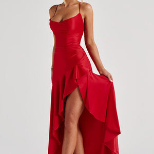 Samira Maxi Haljina - Crvena