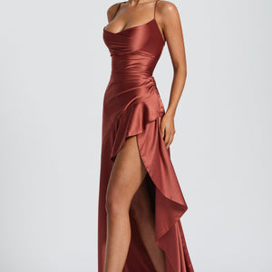 Samira Maxi Haljina - Rđa