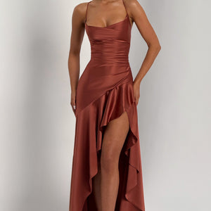 Samira Maxi Haljina - Rđa