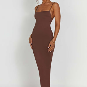 Sanya Maxi Haljina - Čokolada