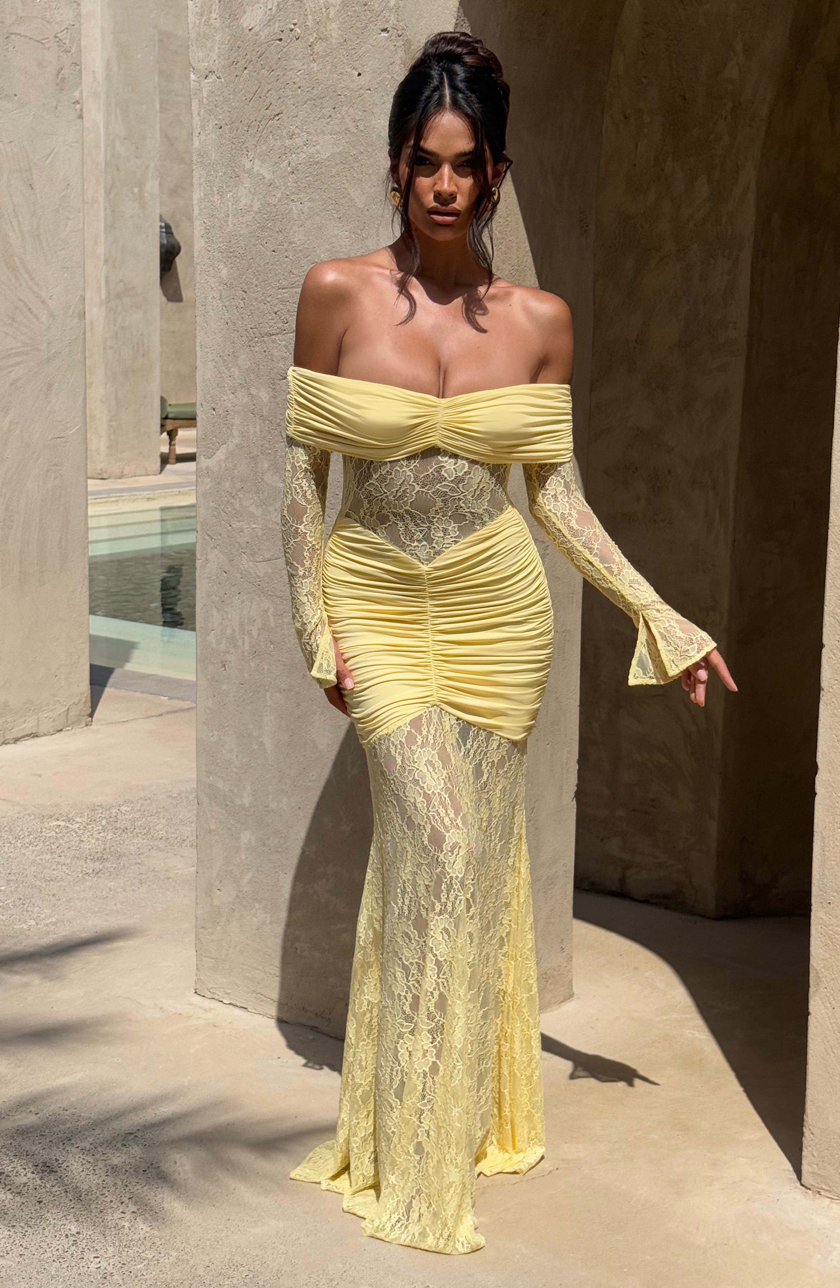 Sauline Maxi Haljina - Limun