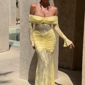 Sauline Maxi Haljina - Limun