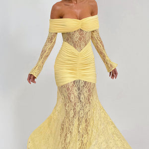 Sauline Maxi Haljina - Limun