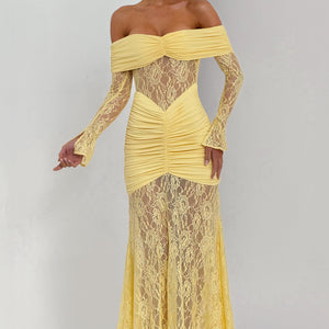 Sauline Maxi Haljina - Limun