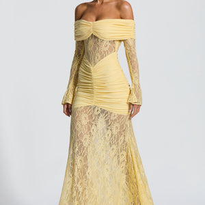 Sauline Maxi Haljina - Limun