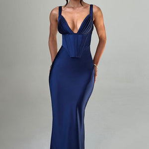 Shae Maxi Haljina - Mornarica