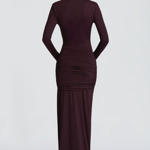 Tahnee Maxi Haljina - Šljivasta