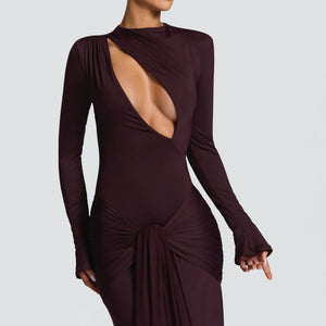 Tahnee Maxi Haljina - Šljivasta