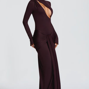 Tahnee Maxi Haljina - Šljivasta