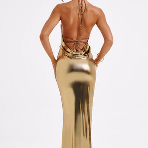 Talisa Maxi Haljina - Zlato