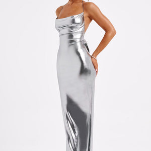 Talisa Maxi Haljina - Gunmetal