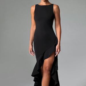 Theadora Maxi Haljina - Crna