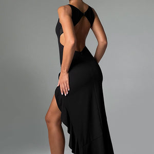 Theadora Maxi Haljina - Crna