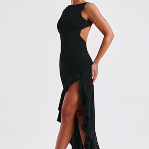 Theadora Maxi Haljina - Crna