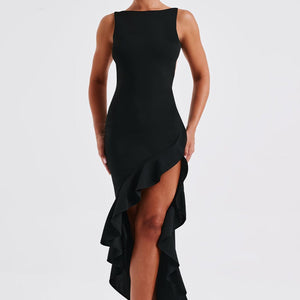 Theadora Maxi Haljina - Crna