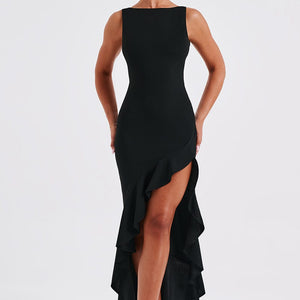 Theadora Maxi Haljina - Crna