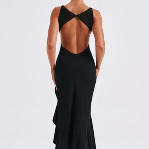 Theadora Maxi Haljina - Crna