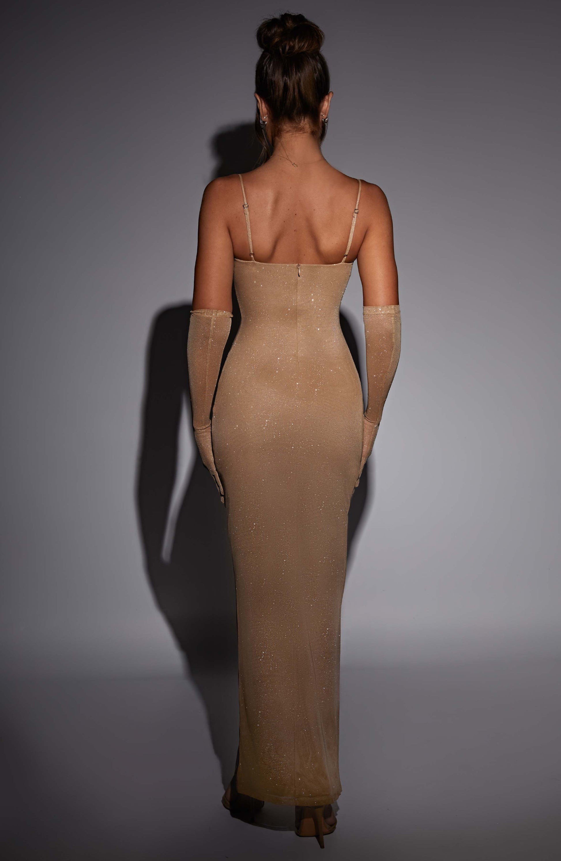 Trixie Maxi Haljina - Zlatni Sjaj