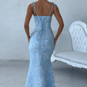 Whitney Maxi Haljina - Plava