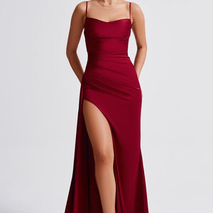 Winona Maxi Haljina - Burgundac