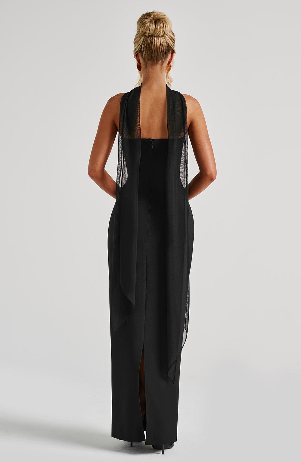 Yulia Maxi Haljina - Crna